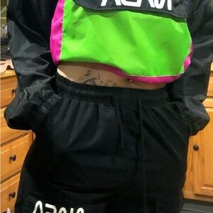 Stylish Black Joggers with Logo